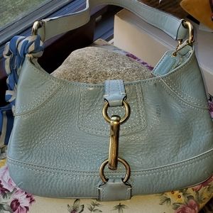 Coach small blue purse